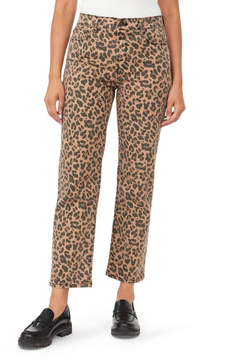 High Rise Slim Straight Crop Jean