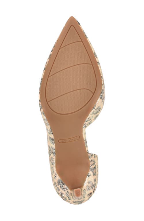Nine West Everytime D'orsay Pointed Toe Pump In Gold