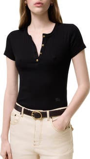 Burberry Cropped Cotton T-shirt