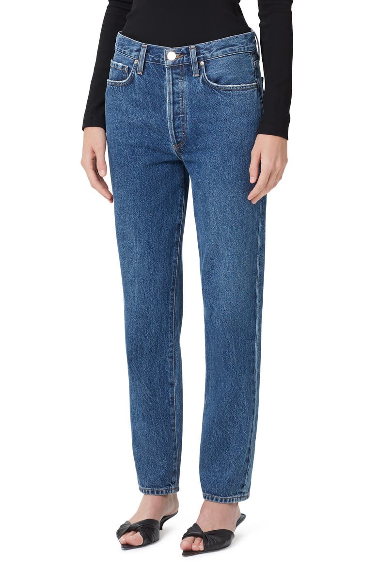 Harper Slim Straight Leg Jeans, Main, color, MORAN