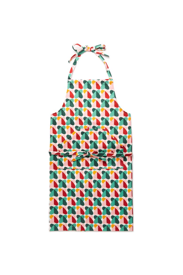 Apron With Pocket Farfalle Multicolor, Main, color, Farfalle Multicolor