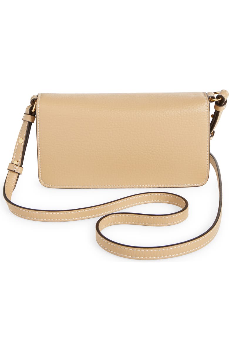 Stella McCartney Mini Logo Faux Leather Crossbody Bag, Alternate, color,