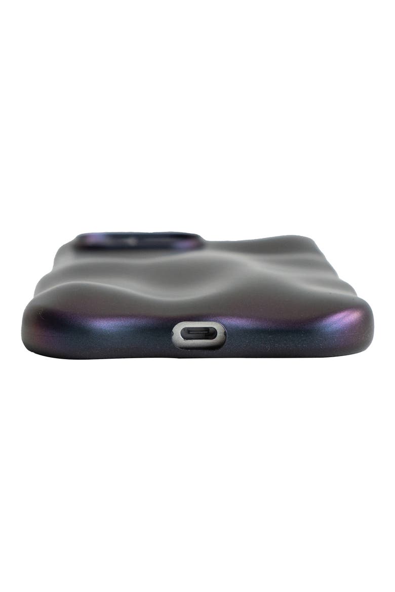 Matte Bubbles iPhone 14 Pro Case, Alternate, color, RADIANT PURPLE