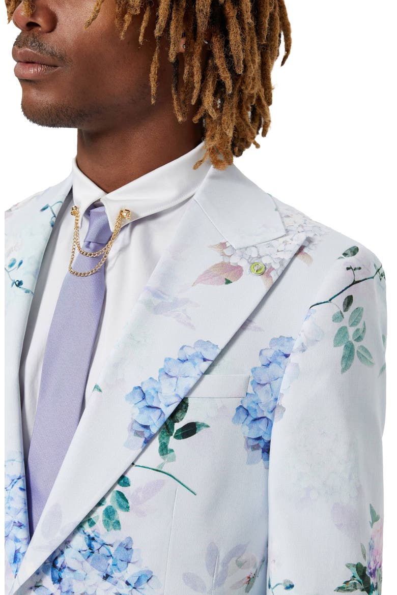 Pickhurst Slim Fit Blue Floral Suit Jacket, Alternate, color, BLUE