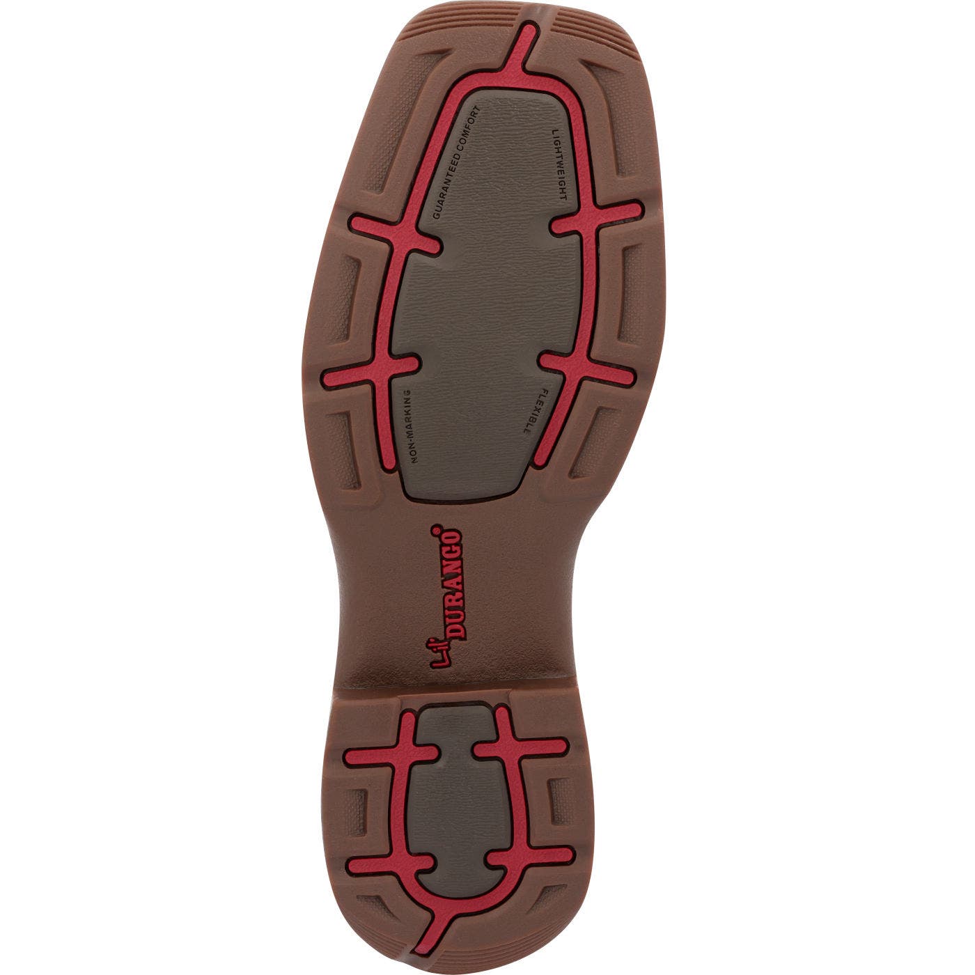 DURANGO Lil
 Big Kids Distressed Flag Western Boot, Alternate, color, Bay Brown And White