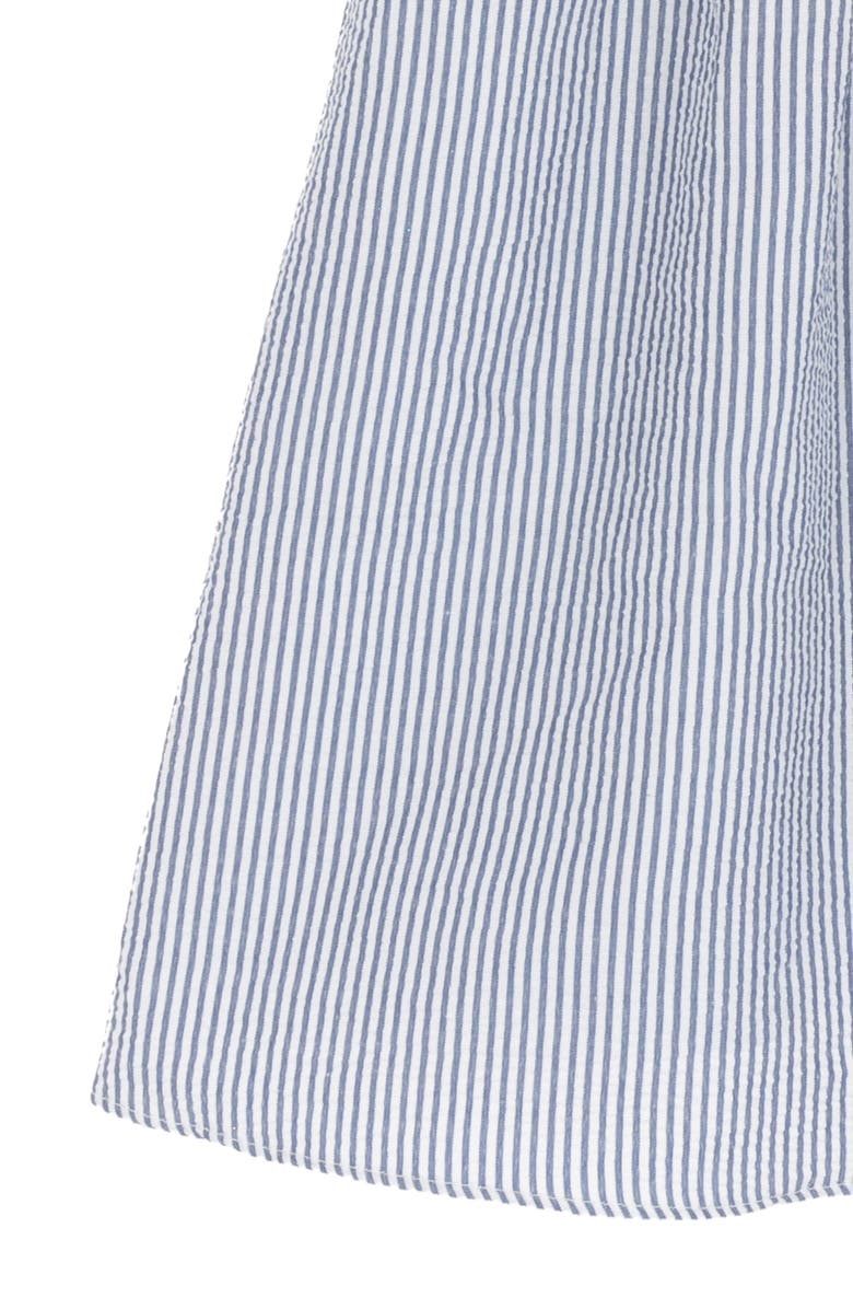 Rare Editions Kids' Stripe Seersucker Dress, Alternate, color, Blue