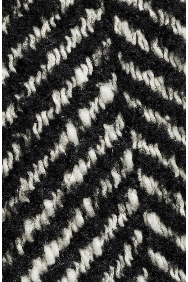 Covalli Longline Herringbone Coat, Alternate, color, GREY MULTI