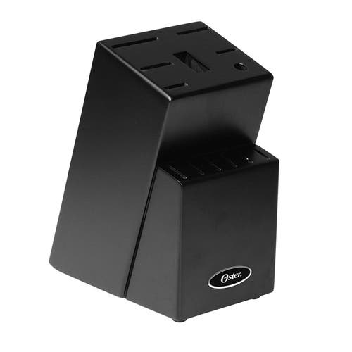 Oster Baldwyn 14 Piece Stainless Steel Cutlery Block Set In Silver