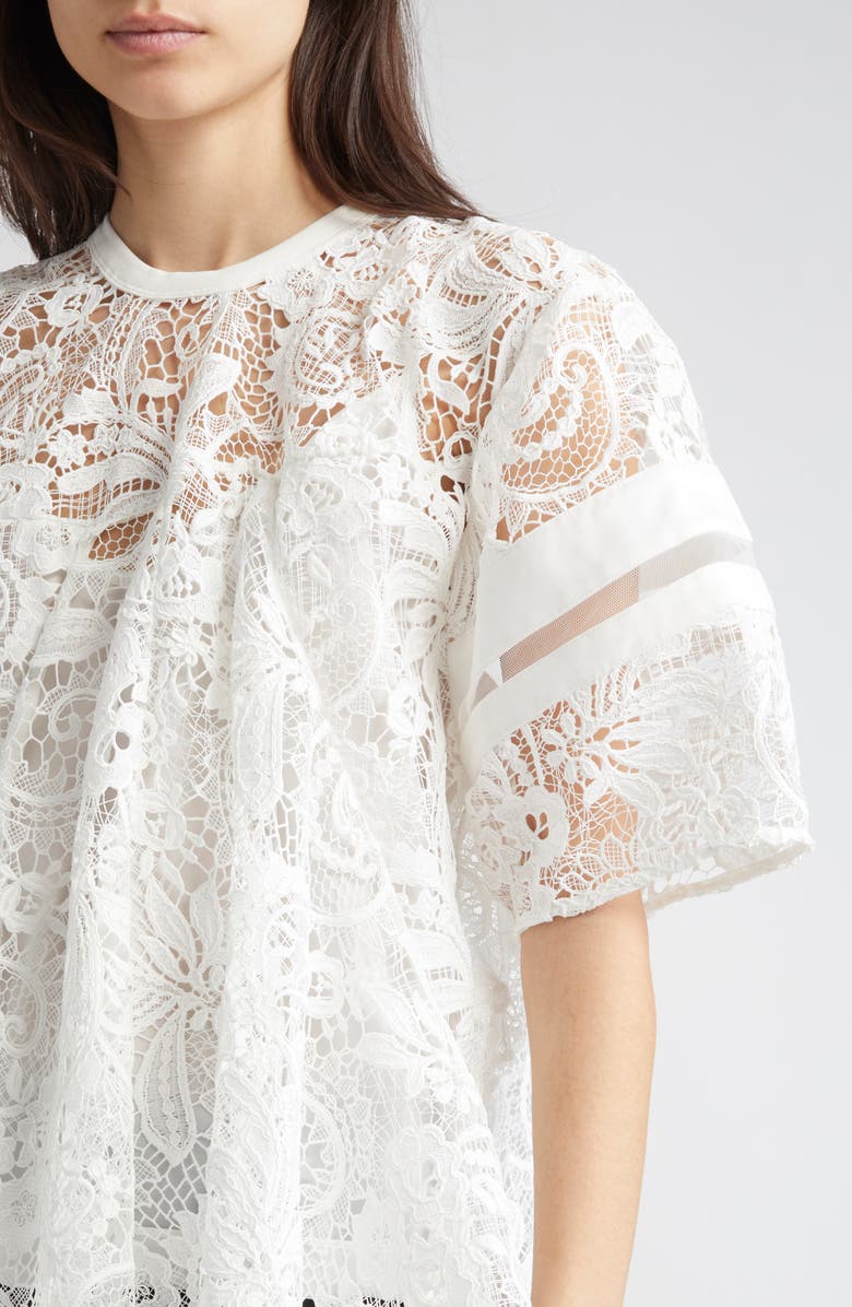 3.1 Phillip Lim Corded Lace Top, Alternate, color,