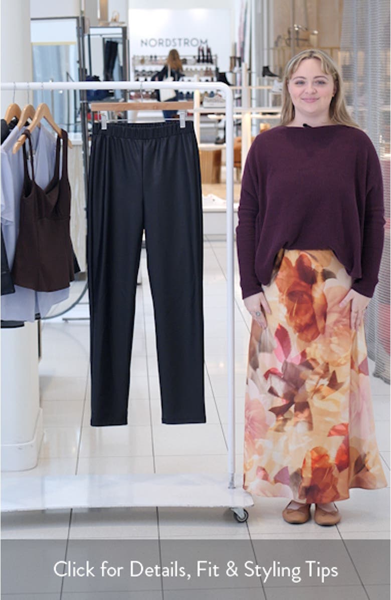 Echo Faux Leather Pants, sales video thumbnail