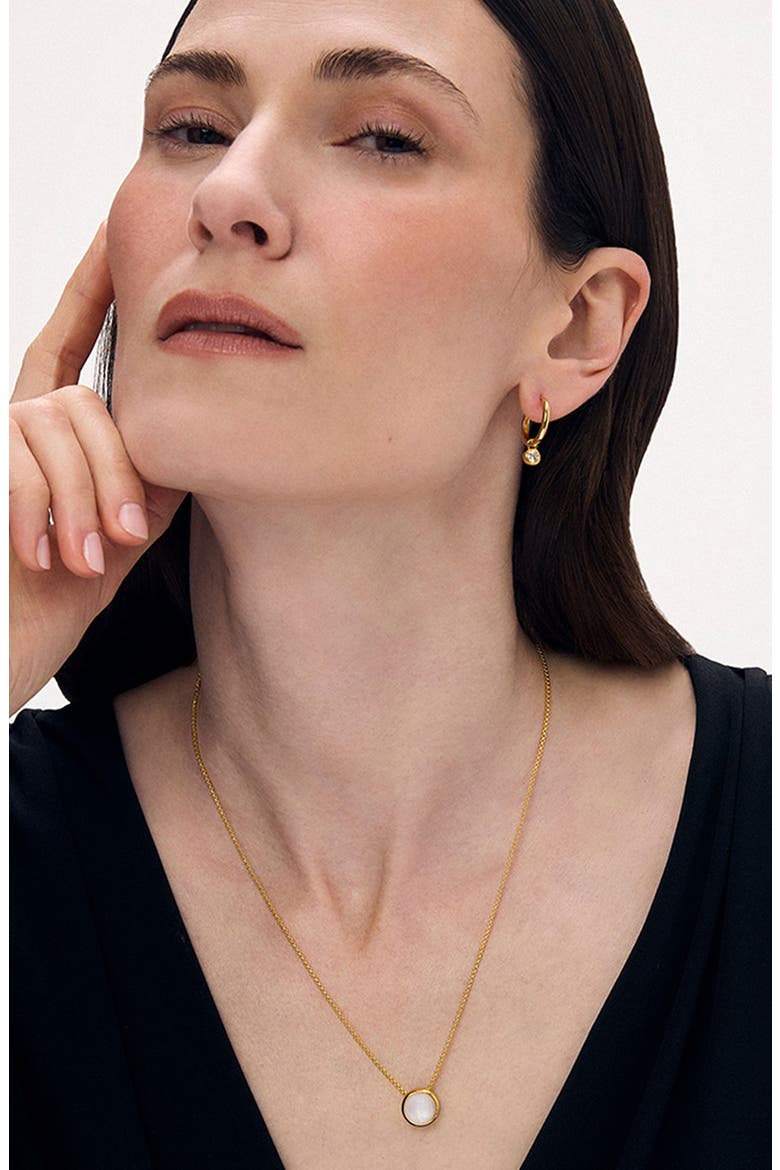 Signture Midi Pendant Necklace, Alternate, color, IRIDESCENT PEARL/ GOLD