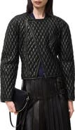 Burberry Cropped Leather Laverley Jacket