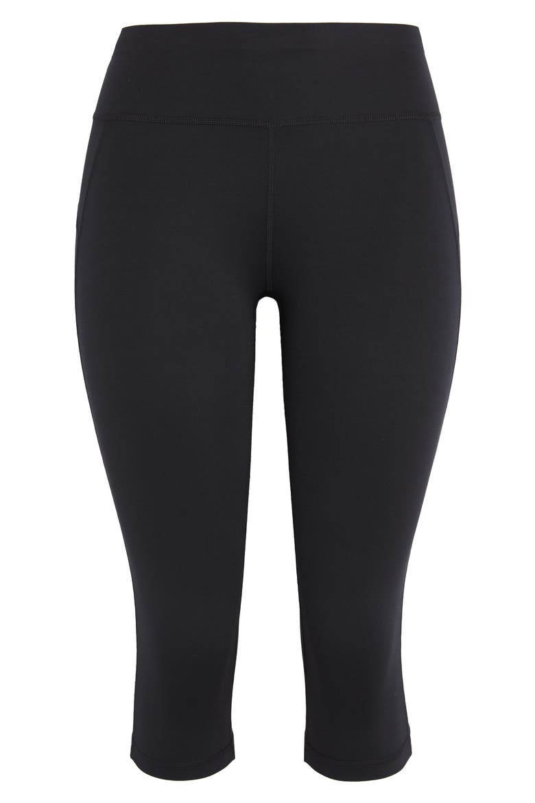 All Day Crop Leggings, Alternate, color, BLACK