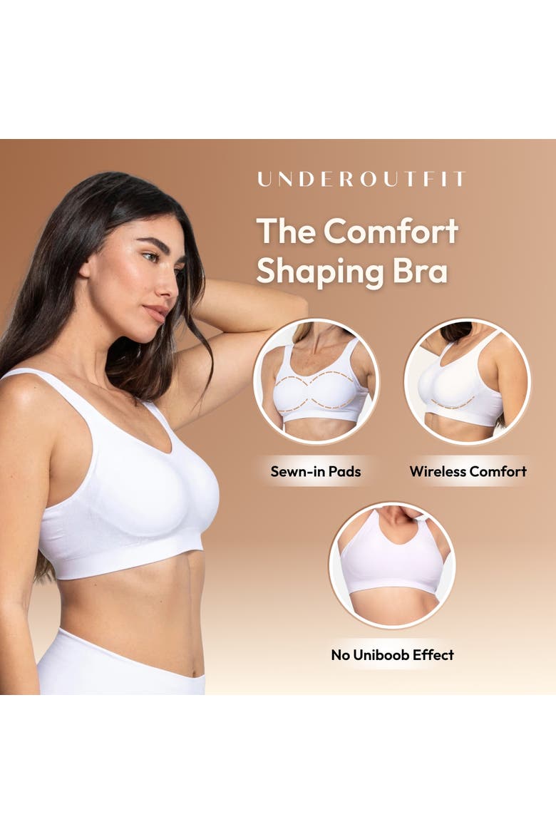 The Comfort Shaping Bra, Alternate, color, Ultramarine