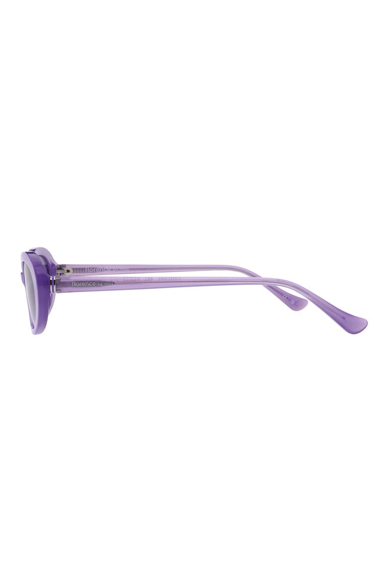52mm Oval Sunglasses, Alternate, color, PEARLISED PURPLE