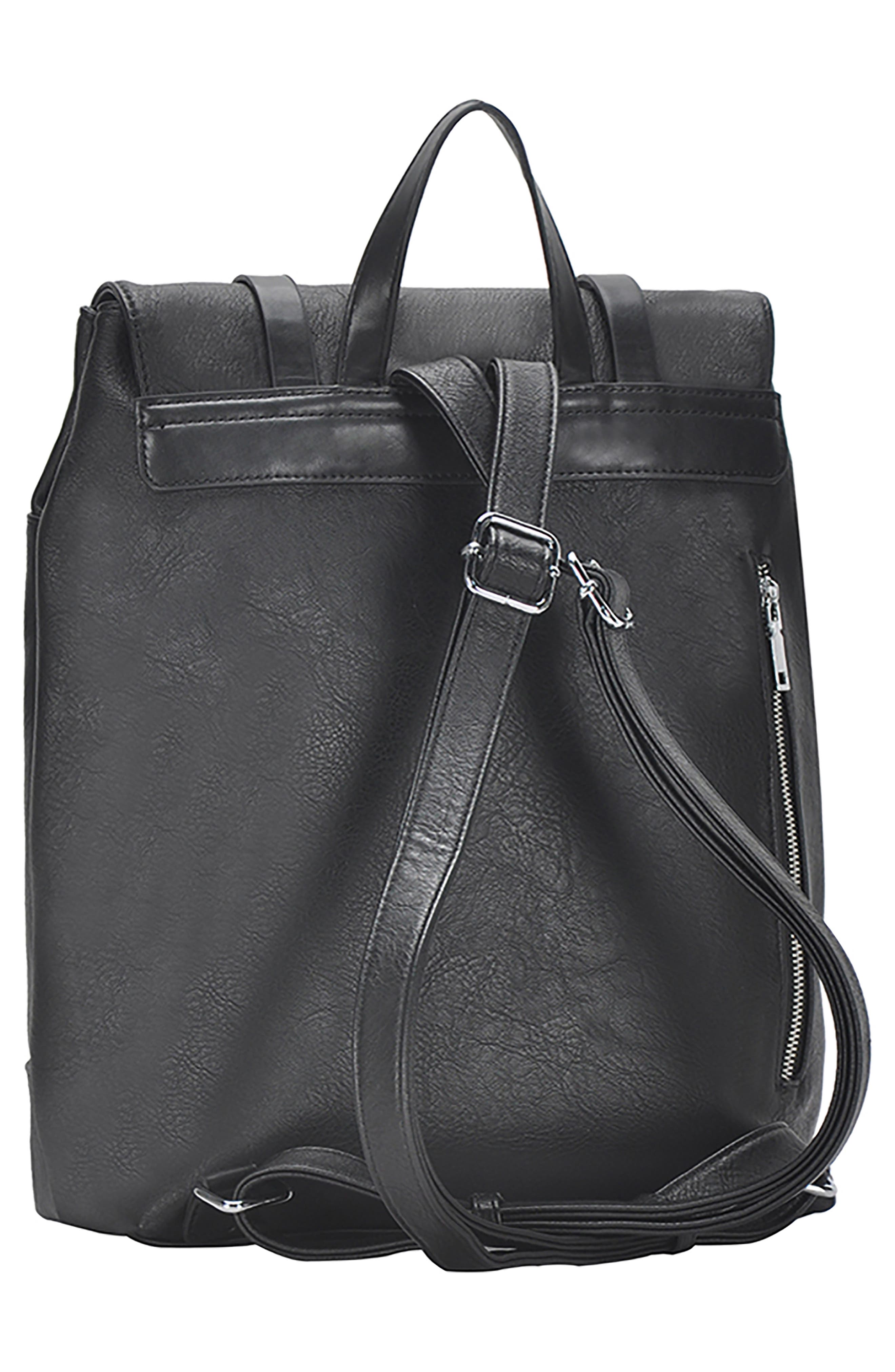 Antik Kraft Schoolboy Faux Leather Backpack, Alternate, color, 