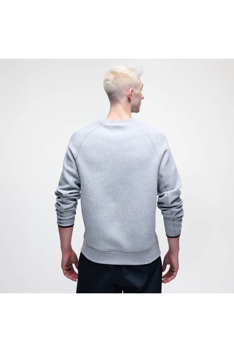 Men's Nike Heather Gray Alabama Crimson Tide Tech Fleece Raglan Sweatshirt, Alternate, color, Heather Gray