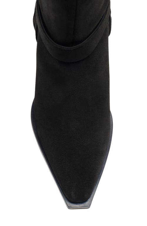Free People Faith Fringe Western Boot In Black