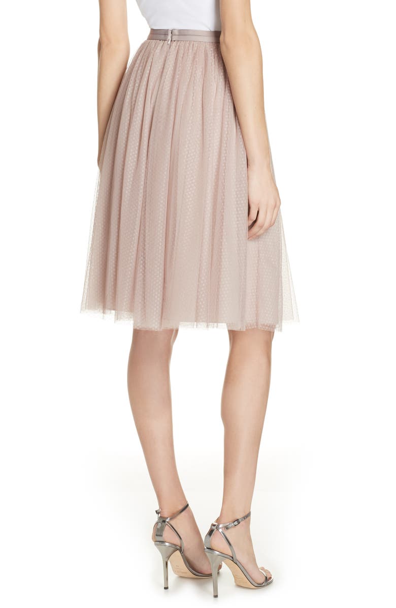 Needle & Thread Dotted Tulle A-Line Skirt, Alternate, color, 
