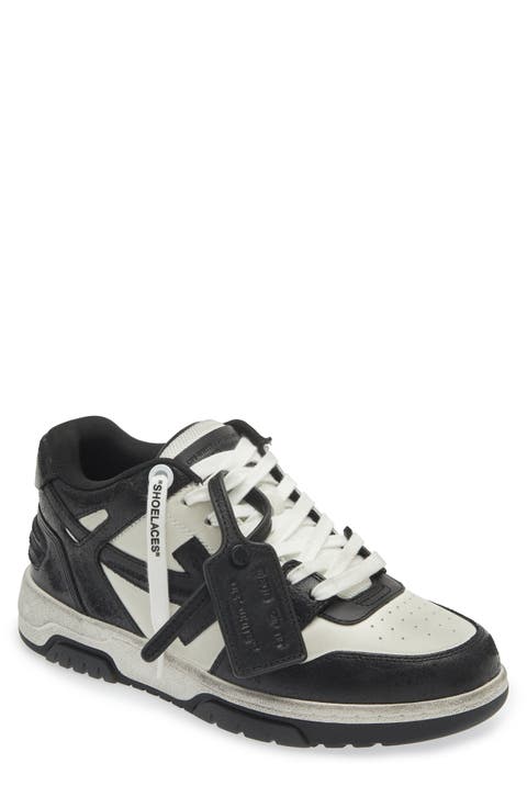 スニーカー OFF WHITE Men Sneakers 91627 OMIA296C99LEA0011010 89898 Blac Out Of Office Calf Leather in WHITE BLACK for Men | Off-White™