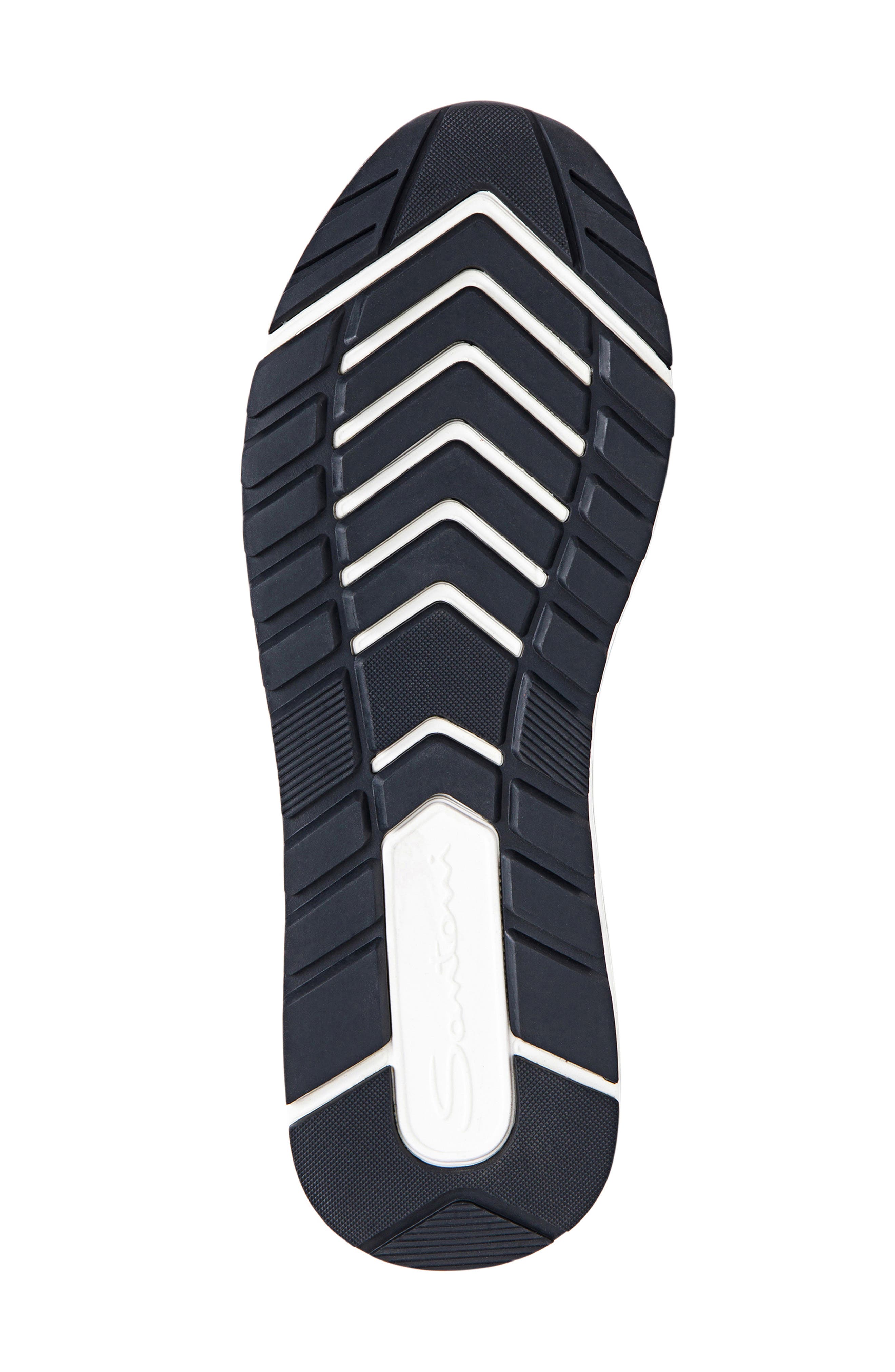 Santoni Leather Sneaker, Alternate, color, 