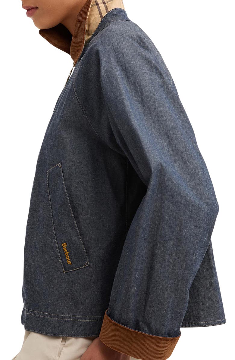 Barbour Freckleton Denim Swing Jacket, Alternate, color, Indigo / Dress