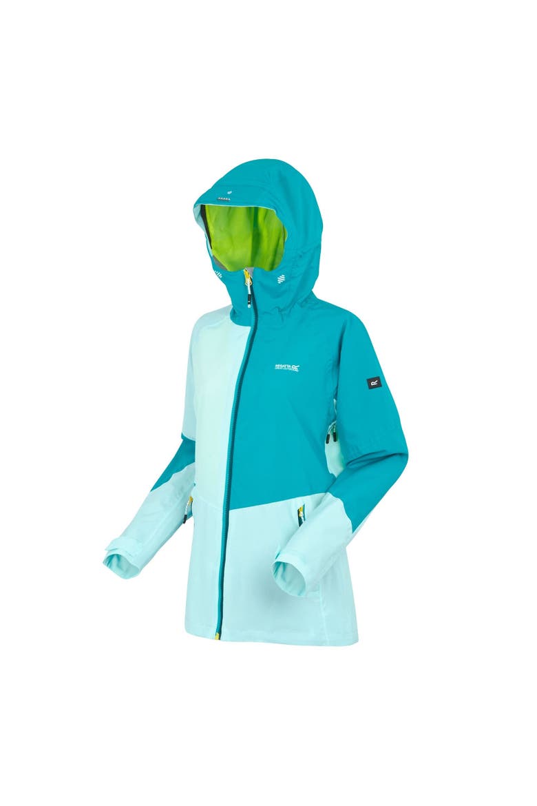 Raddick Ii Waterproof Jacket, Alternate, color, Bleached Aqua and Tahoe Blue