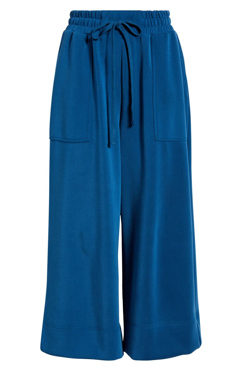 CITY BLUES Crop Drawstring Pants, Main, color, Blue Opal