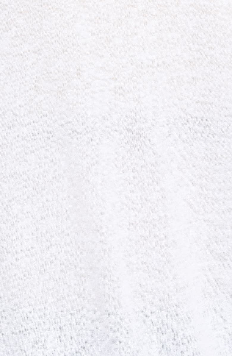 Caslon<sup>®</sup> Calson<sup>®</sup> Linen Blend Cuff Short Sleeve Crewneck T-Shirt, Alternate, color, 