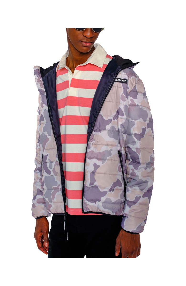 Members Only Men's Solid Packable Down Jacket, Main, color, Silver