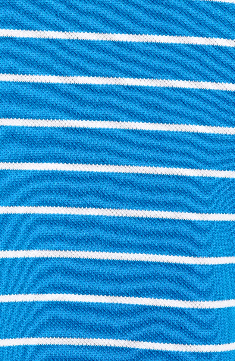 rag & bone Slim Fit Stripe Piqué Polo, Alternate, color,