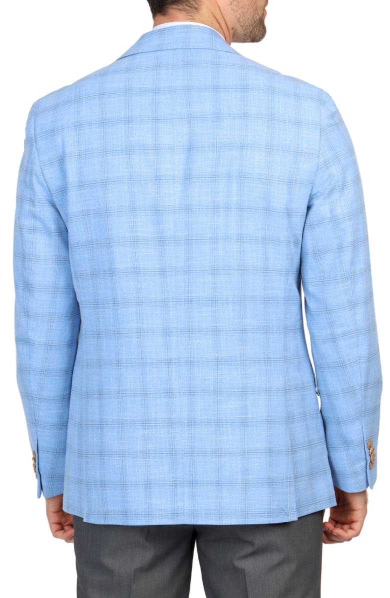 TailorByrd Shadow Plaid Sport Coat, Alternate, color, Blue