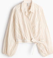 H&M Cotton Wrap Shirt