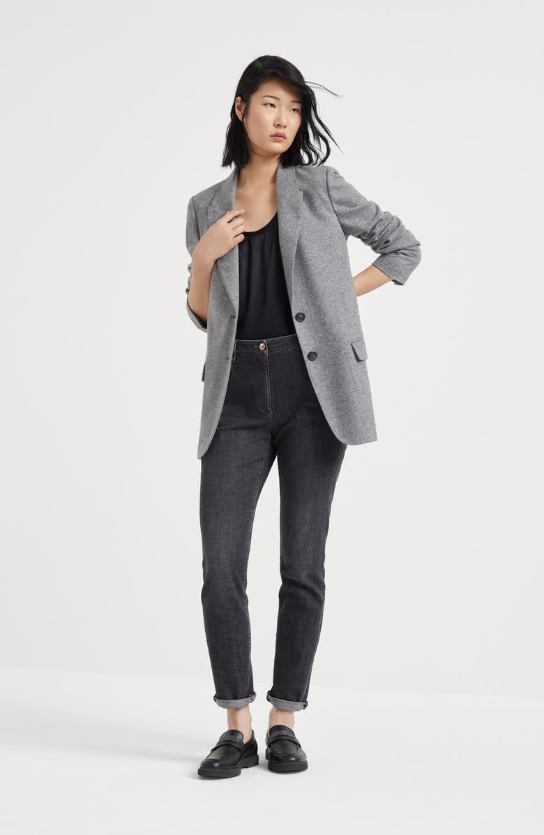 Brunello Cucinelli Satin top, Alternate, color, 