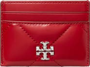Tory Burch Kira Diamond Quilted Leather Card Case