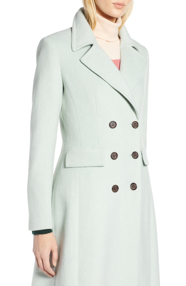 Halogen<sup>®</sup> x Atlantic-Pacific Double Breasted Long Coat, Alternate, color,