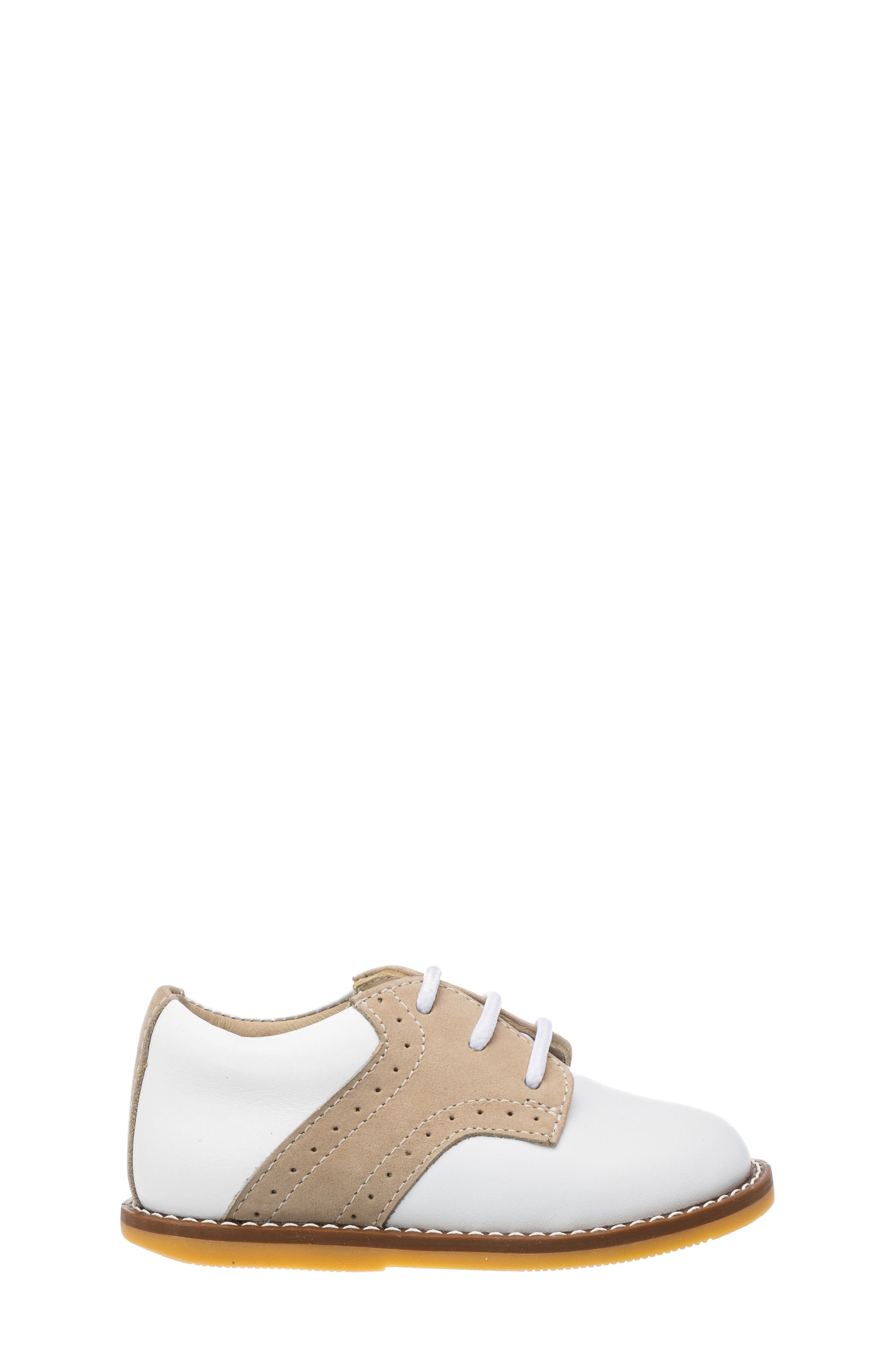 Elephantito Kids' Saddle Shoe, Alternate, color, White-Ivory