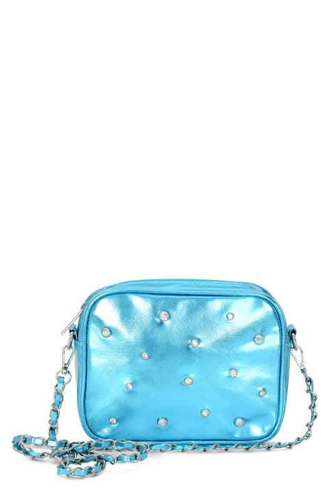 Kids' Blue Candy Gem Crossbody Bag