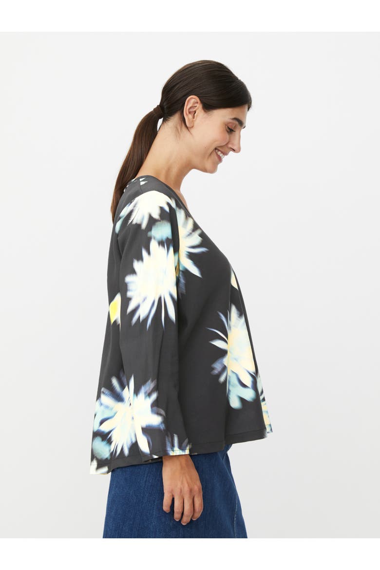 Kala Long Sleeve V-Neck Blouse, Alternate, color, Muted Lime