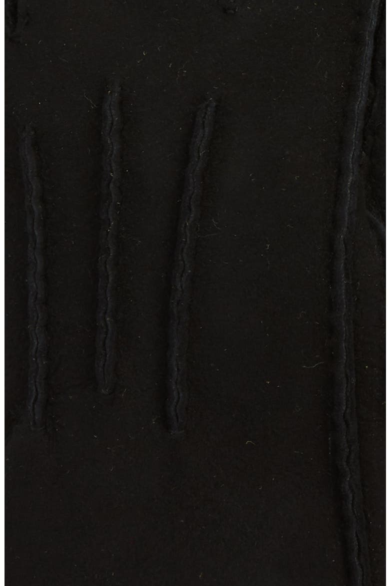 Genuine Shearling Tech Gloves, Alternate, color, BLACK