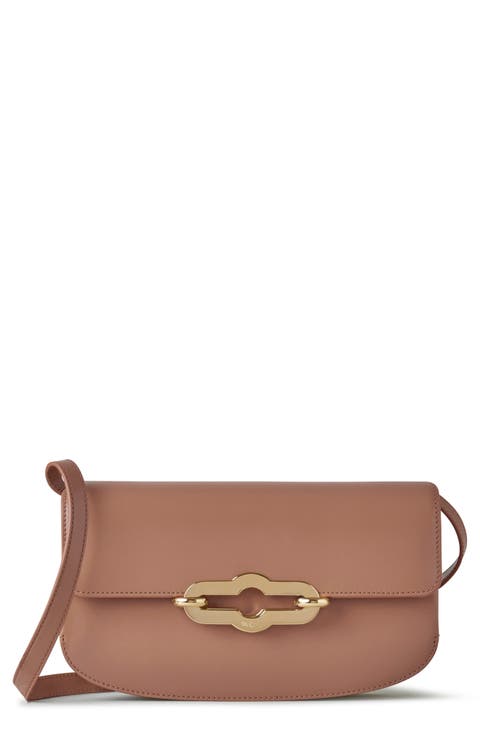 Pimlico Super Luxe Leather East/West Shoulder Bag