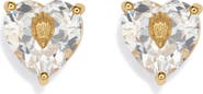 Kurt Geiger London Crystal Heart Stud Earrings
