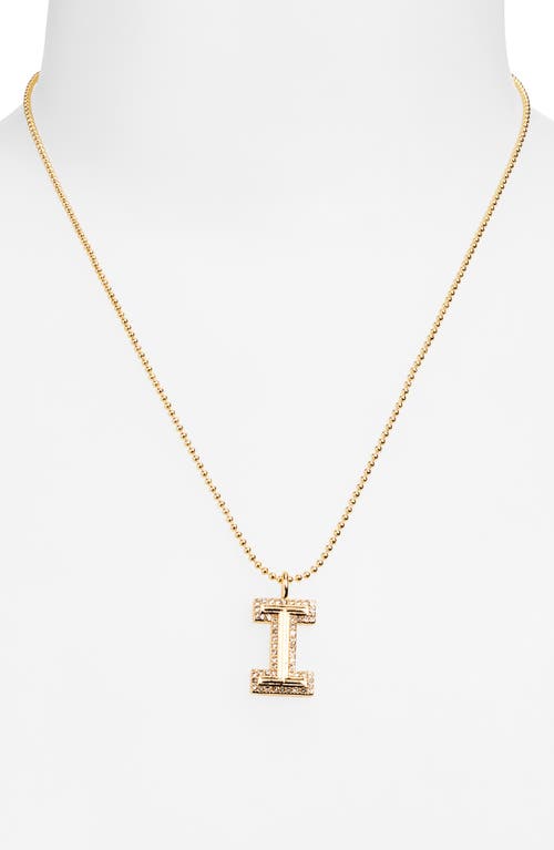 Baublebar Arianna Initial Pendant Necklace In Gold