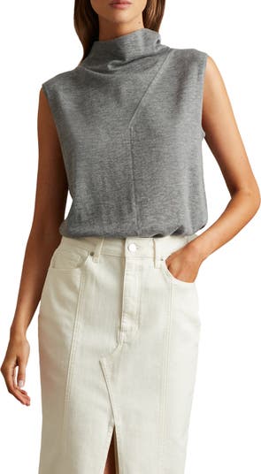 【海外限定】REISSTシャツ☆Harper Wool Funnel Neck Sleeveless Reiss Harper Funnel Neck Sleeveless Wool Sweater | Nordstrom