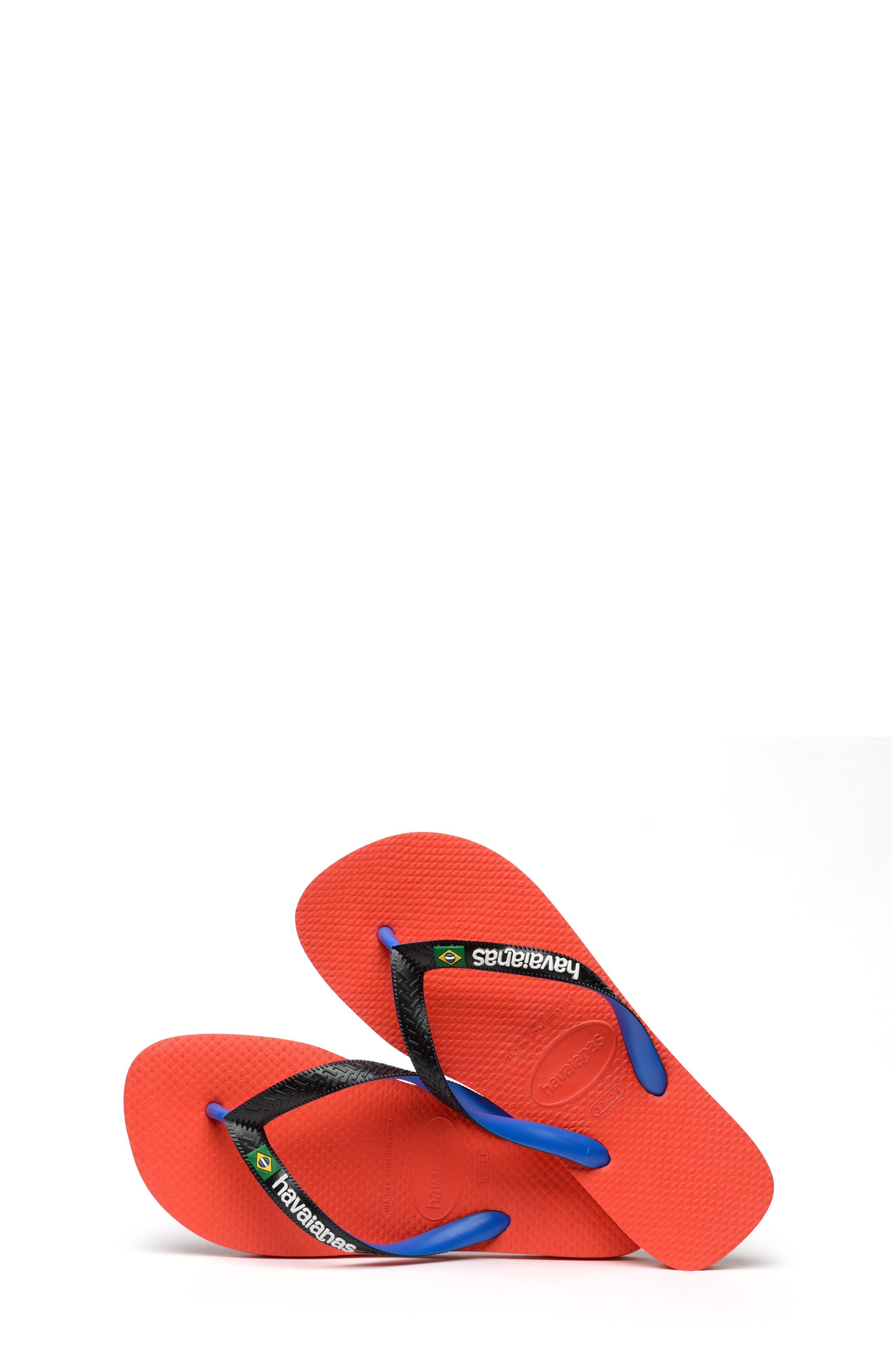 Brazil Mix Flip Flop, Alternate, color, RED CRUSH