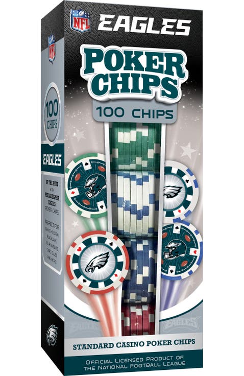 Philadelphia Eagles 100pc Poker Chips