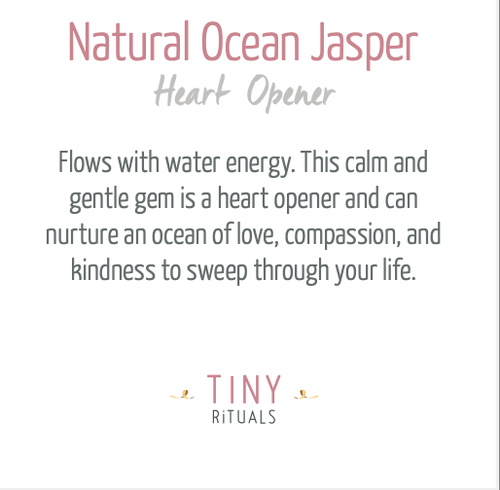 Tiny Rituals Natural Ocean Jasper Energy Bracelet In Multi