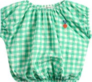 Bobo Choses Pixel Sugar Beet Organic Cotton Woven Top