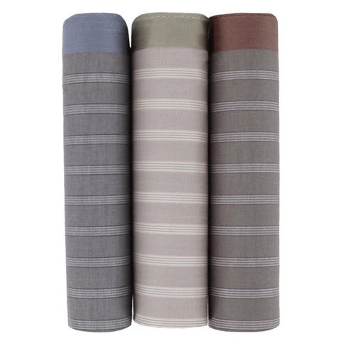 Clark's Classy Patterned Cotton Handkerchiefs (3 Pack)