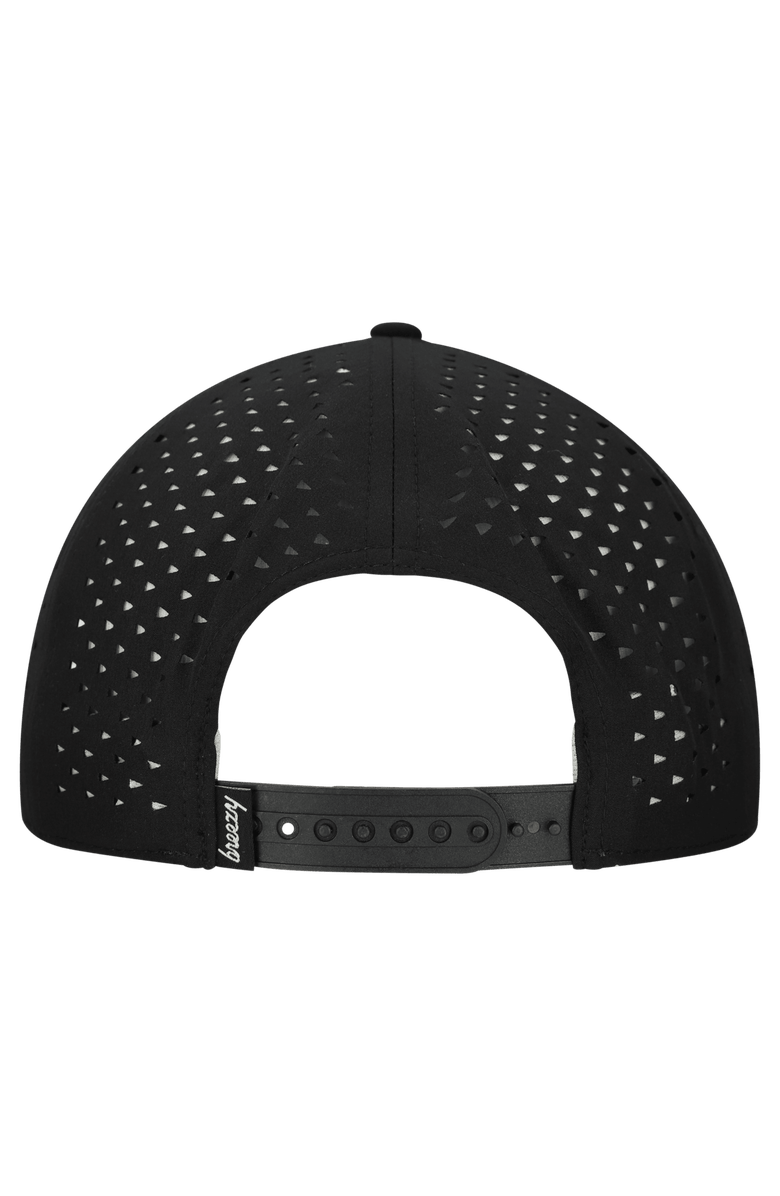 Breezy Golf Men's Breezy Golf Black WM Phoenix Open Heat Check Have A Day Perforated Adjustable Hat, Alternate, color, Black